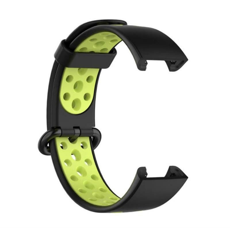Ремешок BeCover Vents Style for Xiaomi Redmi Smart Band 2 Black-Green (709423)