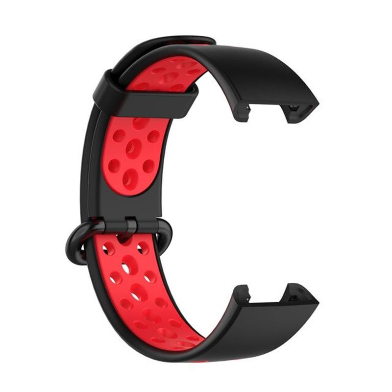 Ремінець BeCover Vents Style for Xiaomi Redmi Smart Band 2 Black-Red (709424)