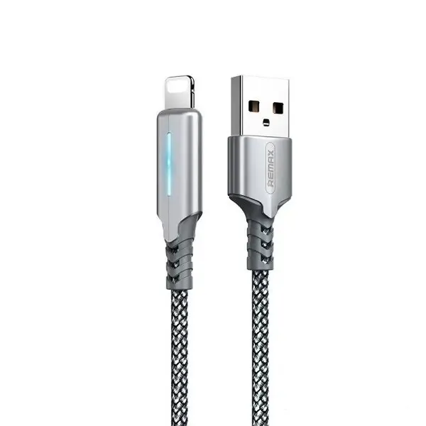 Кабель USB Remax RC-123i Gonyu 2.4A USB - Lightning, 1m Silver (6972174151939)