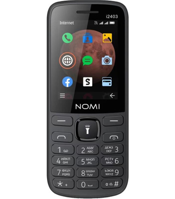 Мобільний телефон Nomi i2403 Dual Sim Black