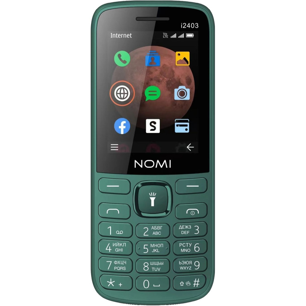 Мобільний телефон Nomi i2403 Dual Sim Dark Green