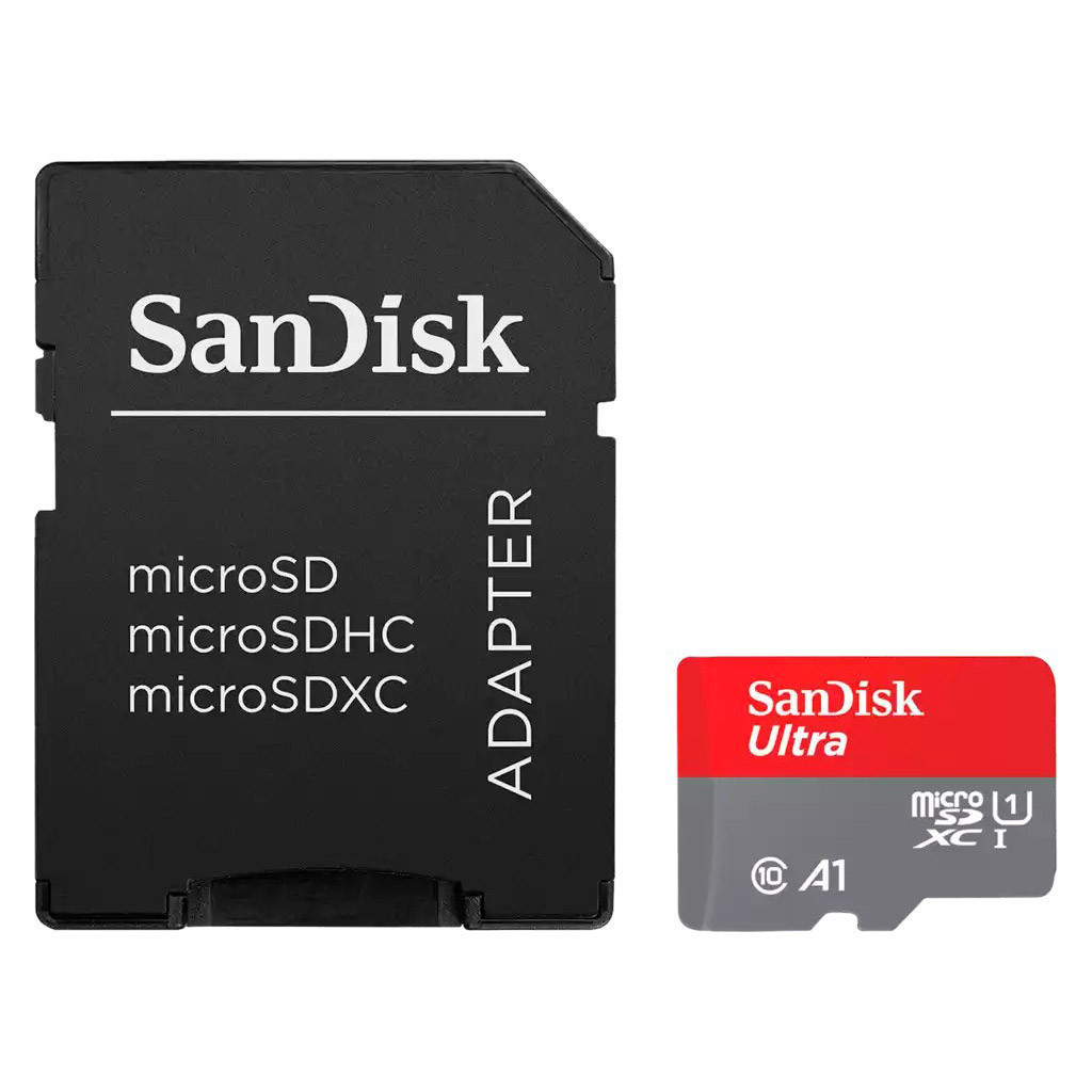 Карта пам'яті  Sandisk Ultra microSDHC 32GB + SD Adapter Class 10 UHS-I (SDSQUA4-032G-GN6MA)