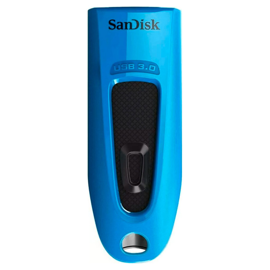 Флеш пам'ять USB SanDisk Ultra 64GB, USB 3.0 Flash Drive,130MB/s read - Blue, EAN: 619659156701