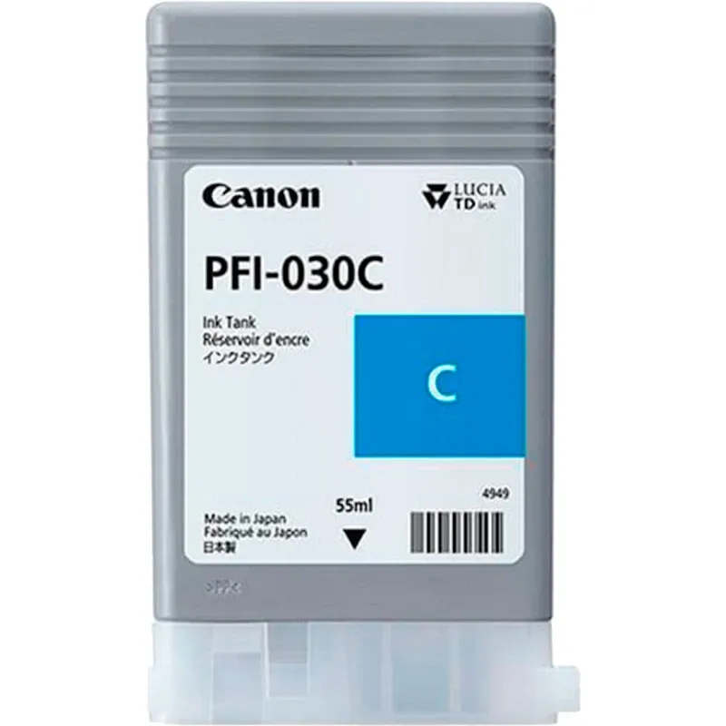 Тонер-картридж Canon TM-240/340 PFI-030 Cyan 55ml (3490C001AA)
