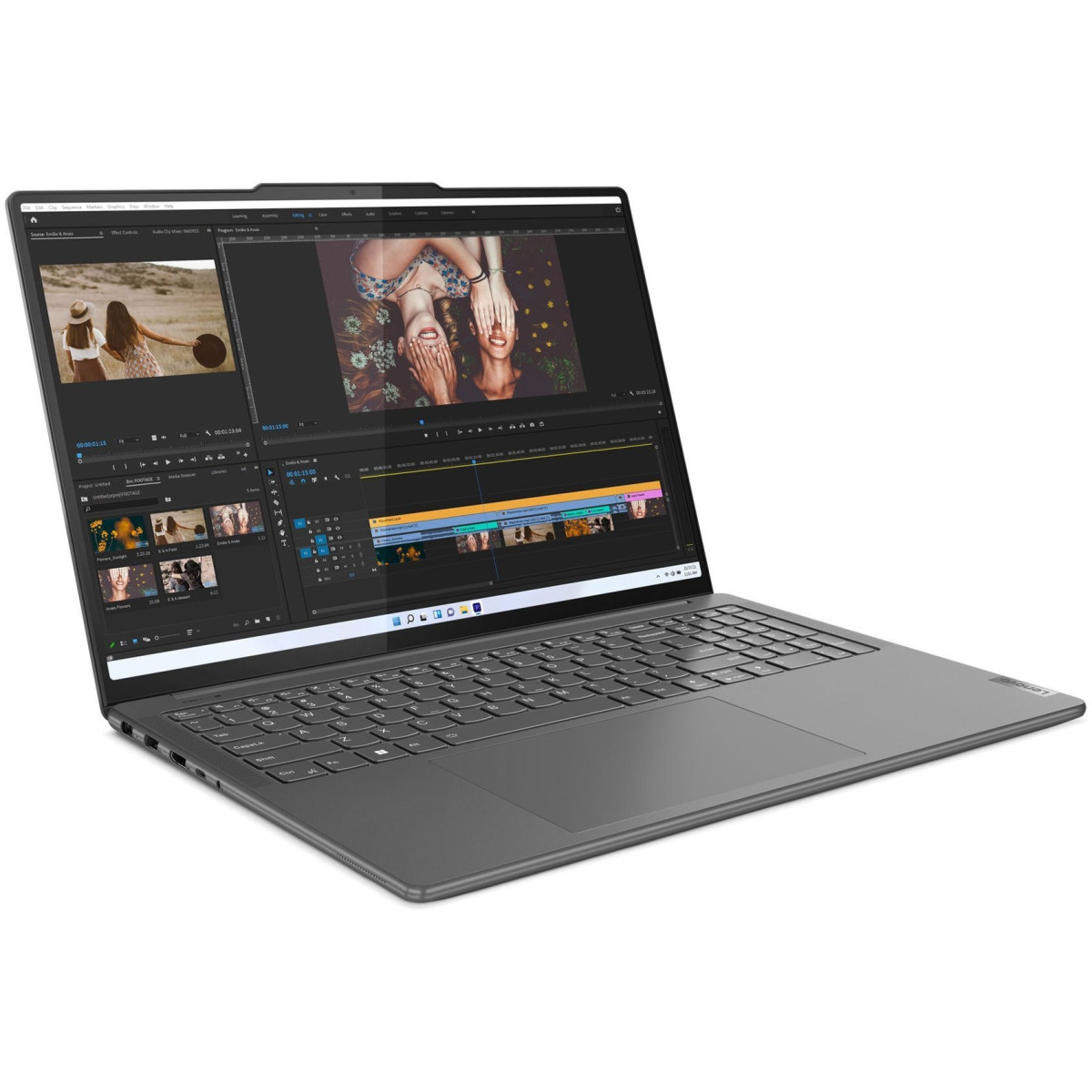 Игровой ноутбук Lenovo Yoga Pro 9 16IRP8 Storm Grey (83BY007URA)
