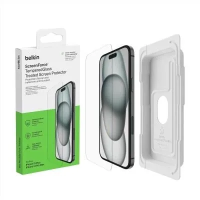 Защитное стекло Belkin for Apple iPhone 15 Plus/14 Pro Max TemperedGlass Screen Protection (OVA136ZZ)