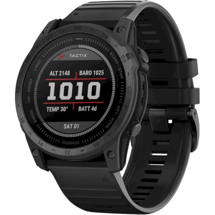 Смарт-годинник Garmin Tactix 7 Premium Tactical GPS Watch with Silicone Band (010-02704-00/01)