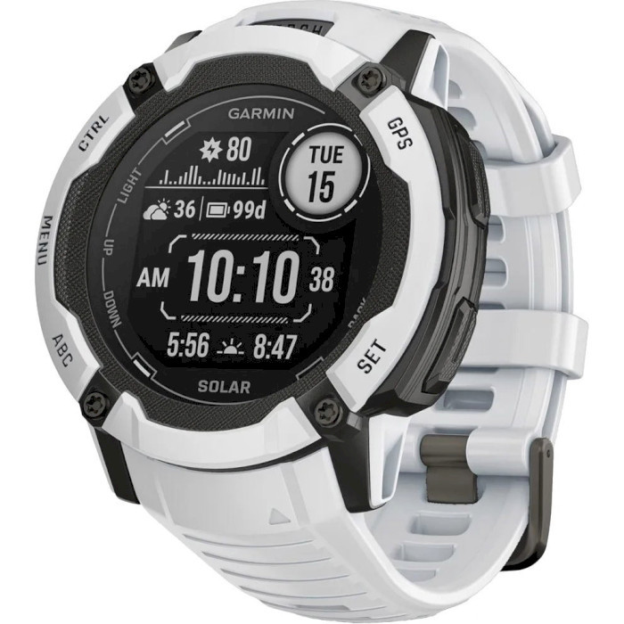 Смарт-часы Garmin Instinct 2X Solar Whitestone (010-02805-14/04/44)