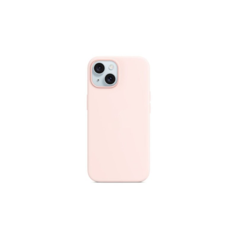 Чехол-накладка Monblan iPhone 15 Magnetic Silicone Series MagSafe Light Pink