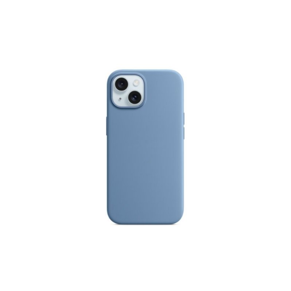 Чохол-накладка Monblan iPhone 15 Magnetic Silicone Series MagSafe Winter Blue