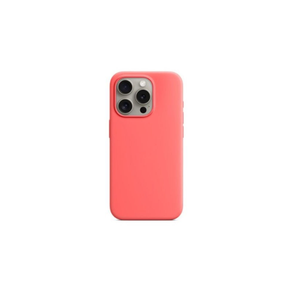 Чохол-накладка Monblan iPhone 15 Pro Magnetic Silicone Series MagSafe Guava