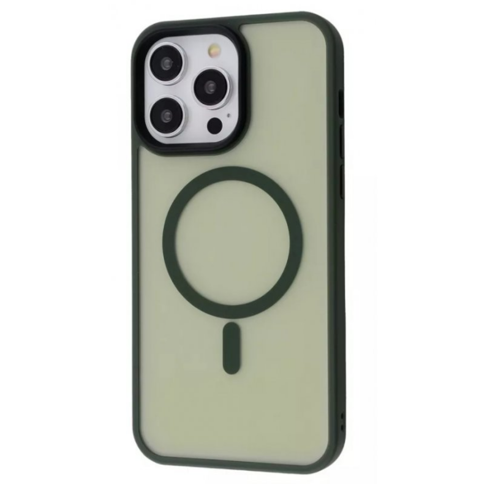 Чохол-накладка WAVE iPhone 14 Pro Matte Insane Case with MagSafe Green