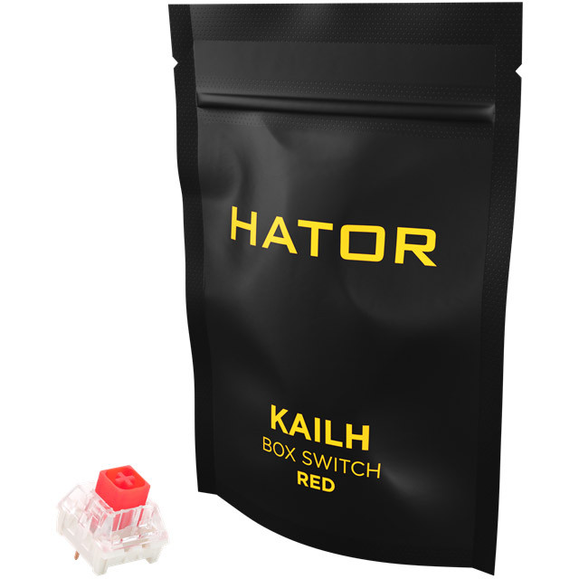 Клавиатура HATOR Hotswap Switch Kailh Box Red (HTS-109)