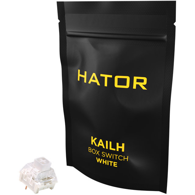 Клавиатура HATOR Hotswap Switch Kailh Box White (HTS-108)
