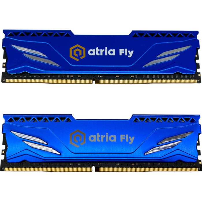 Оперативна пам'ять ATRIA 16 GB (2x8GB) DDR4 3600 MHz Fly Blue (UAT43600CL18BLK2/16)