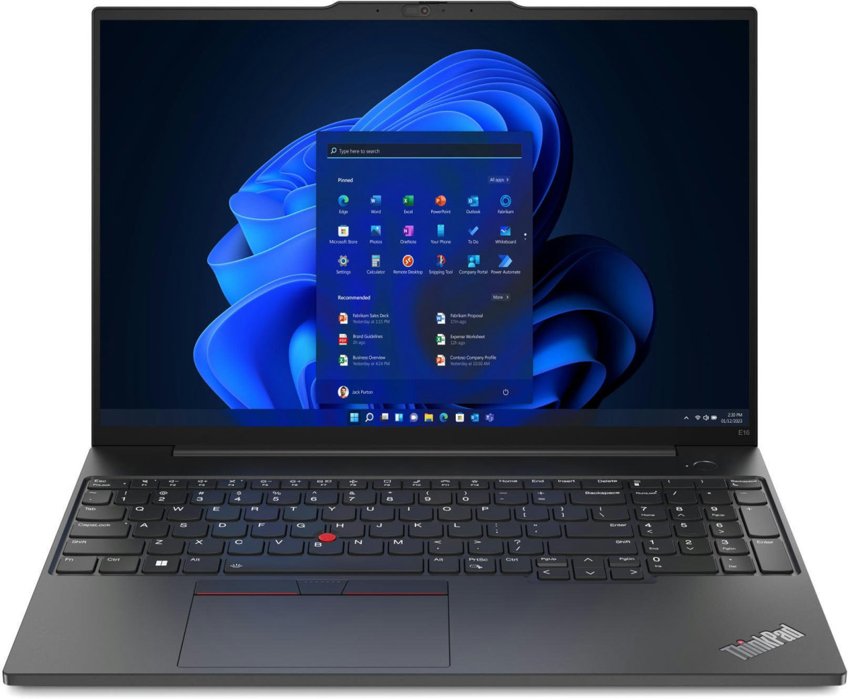 Ноутбук Lenovo ThinkPad E16 Gen 1 Graphite Black (21JT003KRA)