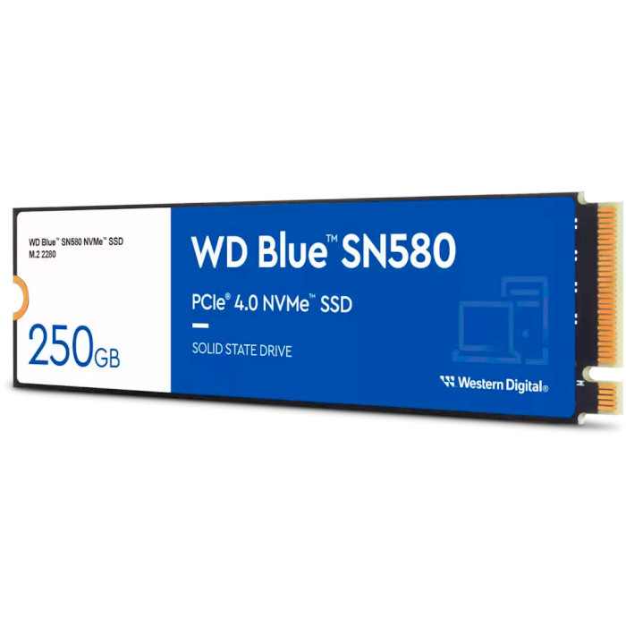 SSD накопитель Western Digital Blue SN580 M.2 250GB (WDS250G3B0E)