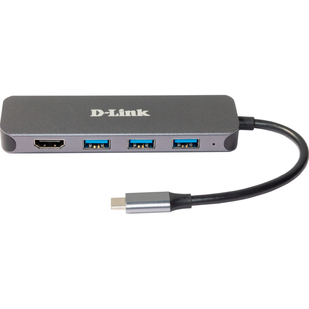USB Хаб D-Link USB-C 3xUSB3.0, 1xUSB-C, 1xHDMI (DUB-2333)