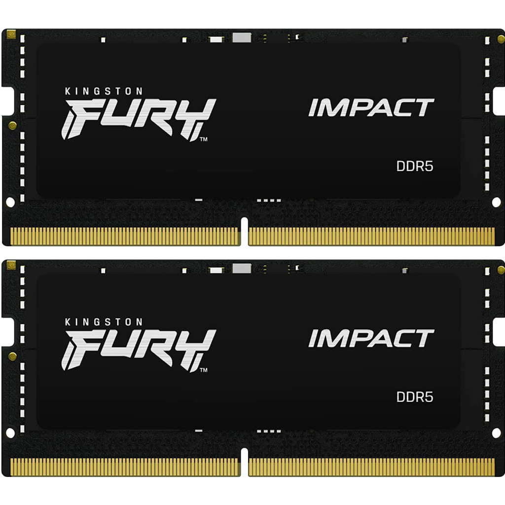 Оперативна пам'ять Kingston SoDIMM DDR5 32GB (2x16GB) 6000 MHz Impact (KF560S38IBK2-32)