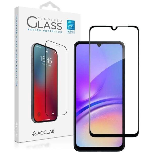 Защитное стекло ACCLAB Full Glue for Samsung A05S Black