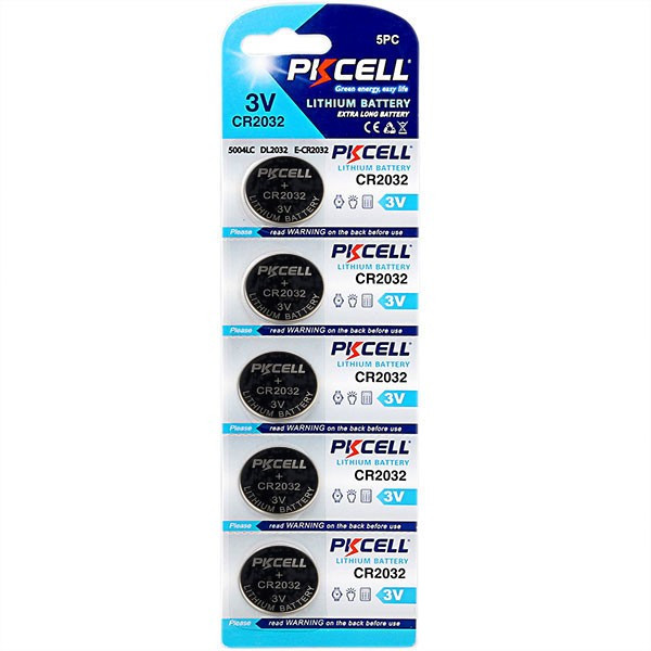 Батарейка PKCELL CR2032 3.0V Lithium Power 5pcs/card (CR2032-5B)