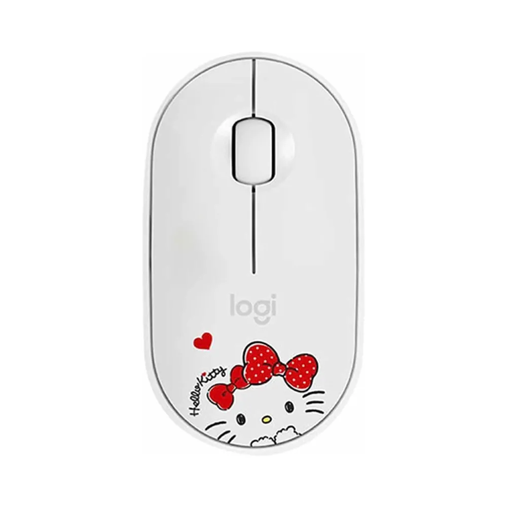 Мишка Logitech Pebble M350 Hello Kitty White (910-006031)