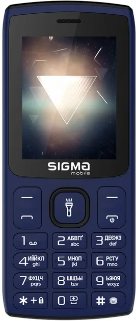 Мобильный телефон Sigma X-style 34 NRG Type-C Blue (4827798120521)