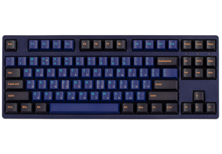 Клавиатура Akko 3087 V2 DS Horizon CS Pink V2 USB Blue/Black (6925758609012)