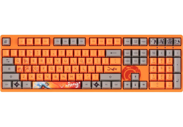 Клавиатура Akko 3108 V2 Naruto CS Pink V2 Orange (6925758683456)
