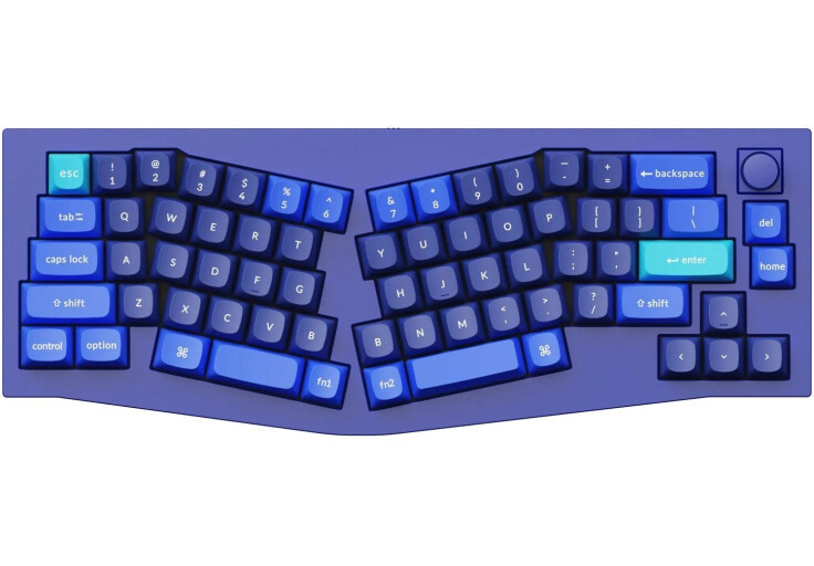 Клавиатура Keychron Q8 100 Key QMK Gateron G PRO Brown Hot-Swap RGB Knob Blue (Q8O3_KEYCHRON)