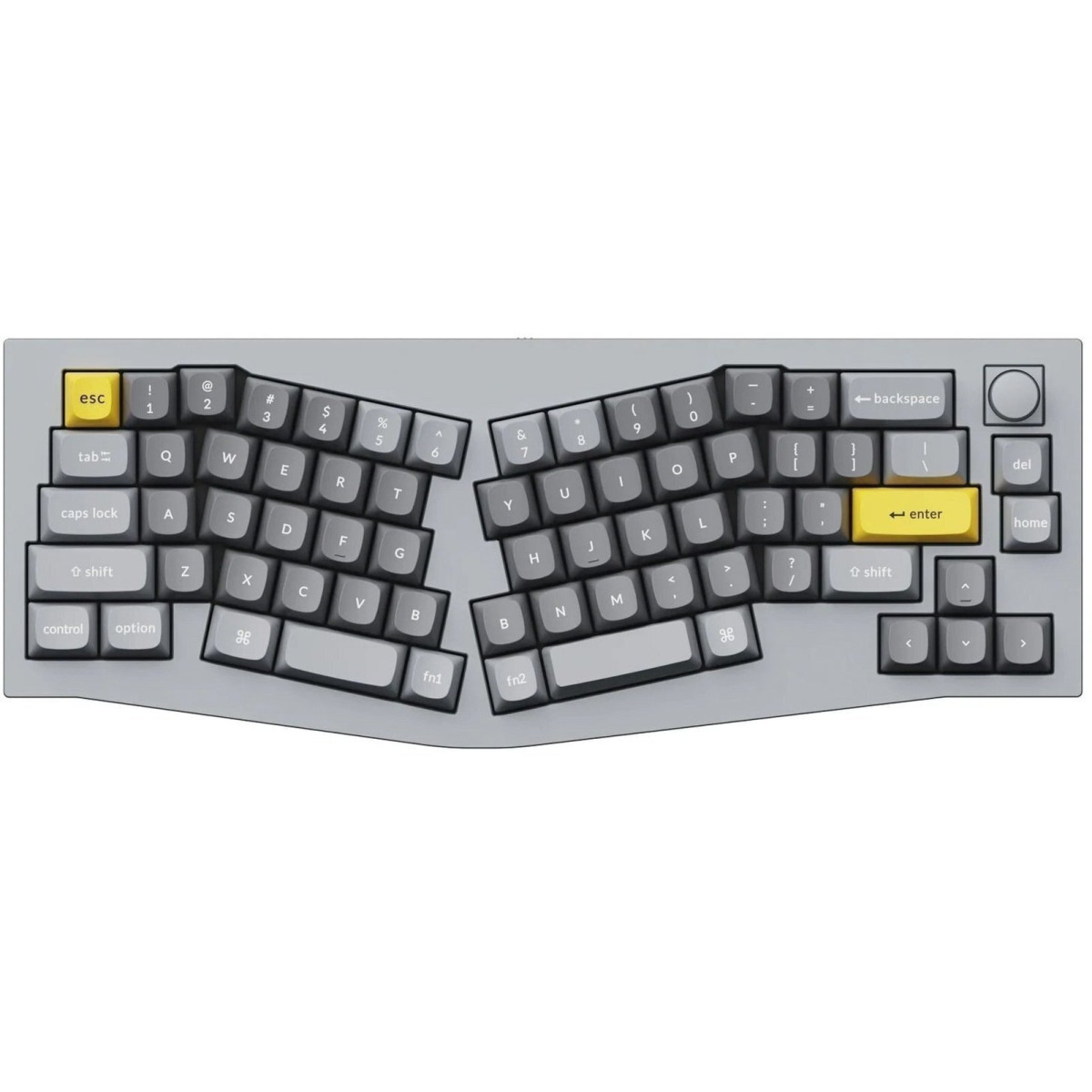 Клавіатура Keychron Q8 100 Key QMK Gateron G PRO Red Hot-Swap RGB Knob Grey (Q8N1_KEYCHRON)