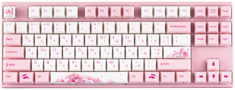 Клавиатура Varmilo VEA87 Sakura R2 Cherry Mx Blue (A23A027A1A0A17A024)