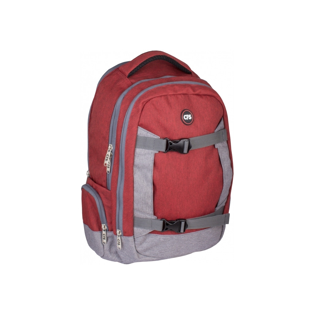Рюкзак Cool For School 43x28x15cm 18L Red-gray (CF86347)