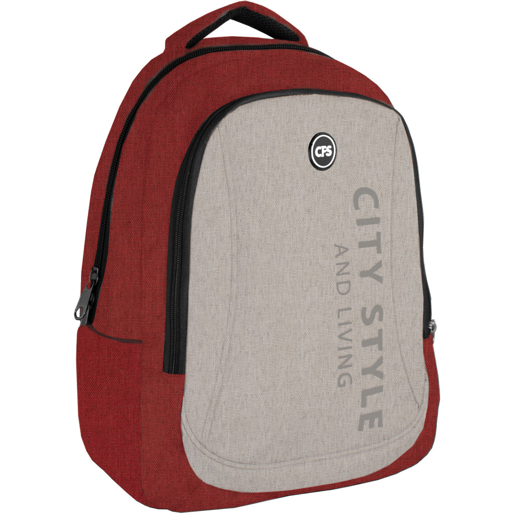 Рюкзак Cool For School 44x32x20 cm 28L Red-gray (CF86588-06)