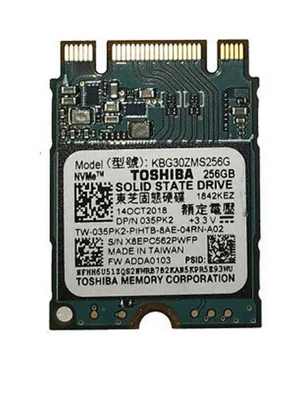 SSD накопичувач Kioxia SSD  256GB BG3 M.2 2230 PCIe 3.0 x2 TLC (KBG30ZMS256G)