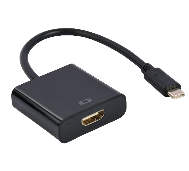 USB Хаб Cablexpert USB Type-C - HDMI (M/F) Black (A-CM-HDMIF-04)