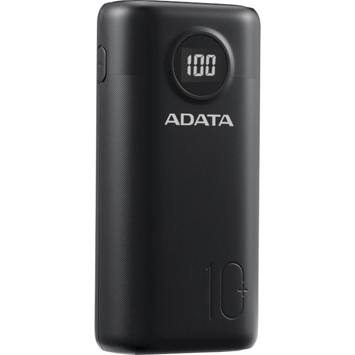 Внешний аккумулятор A-DATA P10000QCD 10000mAh Black (AP10000QCD-DGT-CBK)