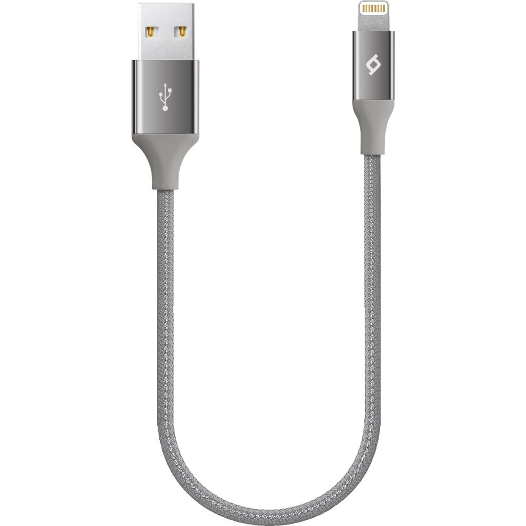 Кабель USB Ttec (2DK28UG) USB - Lightning, AlumiCable Mini, 0.3m, Space Gray