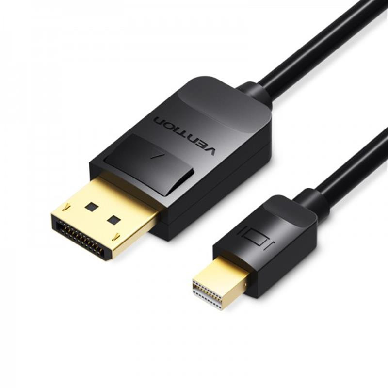 Кабель USB Vention mini DisplayPort - DisplayPort (M/M), 2m Black (HAABH)
