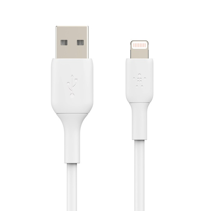Кабель USB Belkin PVC USB - Lightning, 0.15m White (CAA001BT0MWH)