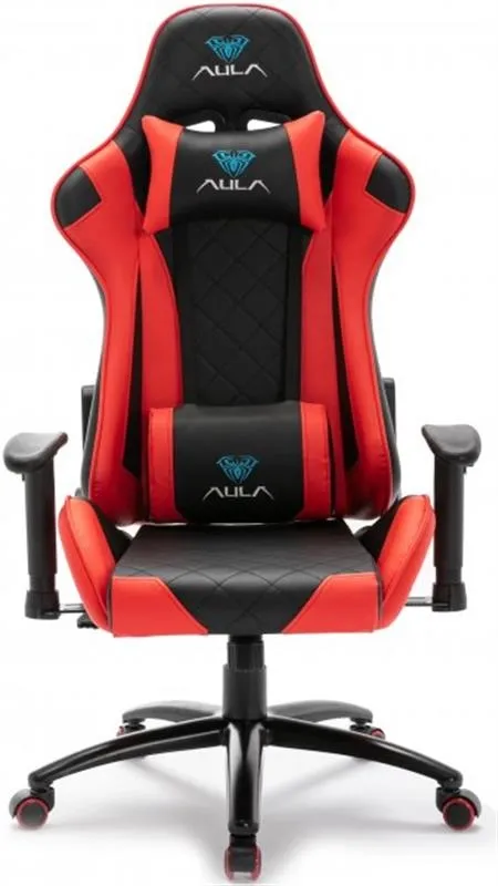 Крісло геймерське Aula F1029 Gaming Chair Black/Red (6948391286181)