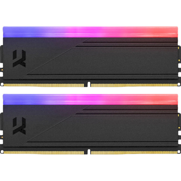 Оперативна пам'ять Goodram DDR5 2x32GB/5600 IRDM RGB Black (IRG-56D5L30/64GDC)