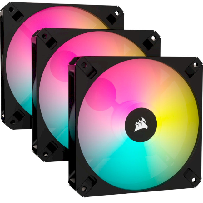 Вентилятори Corsair iCUE AR120 Digital RGB 120mm PWM Fan Triple Pack Black (CO-9050167-WW)