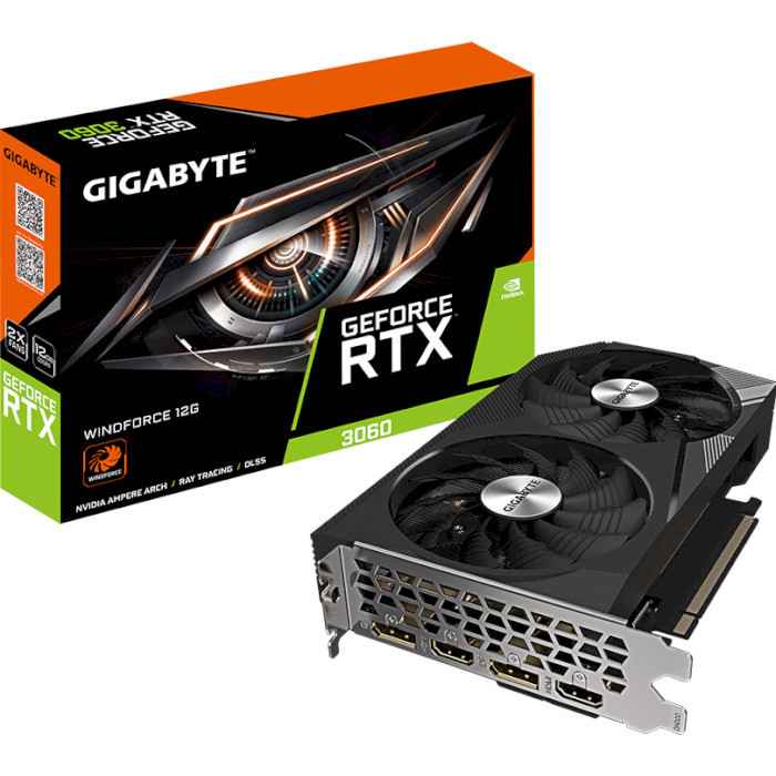 Видеокарта Gigabyte GeForce RTX 3060 12GB (GV-N3060WF2-12GD)