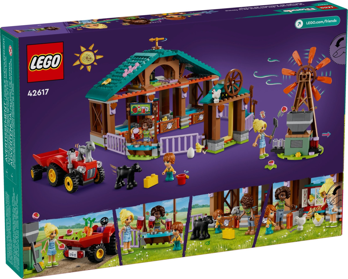 Конструктор LEGO Friends Притулок для сільськогосподарських тварин (42617)