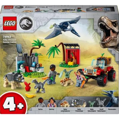 Конструктор LEGO Jurassic World Центр порятунку малюків динозаврів (76963)