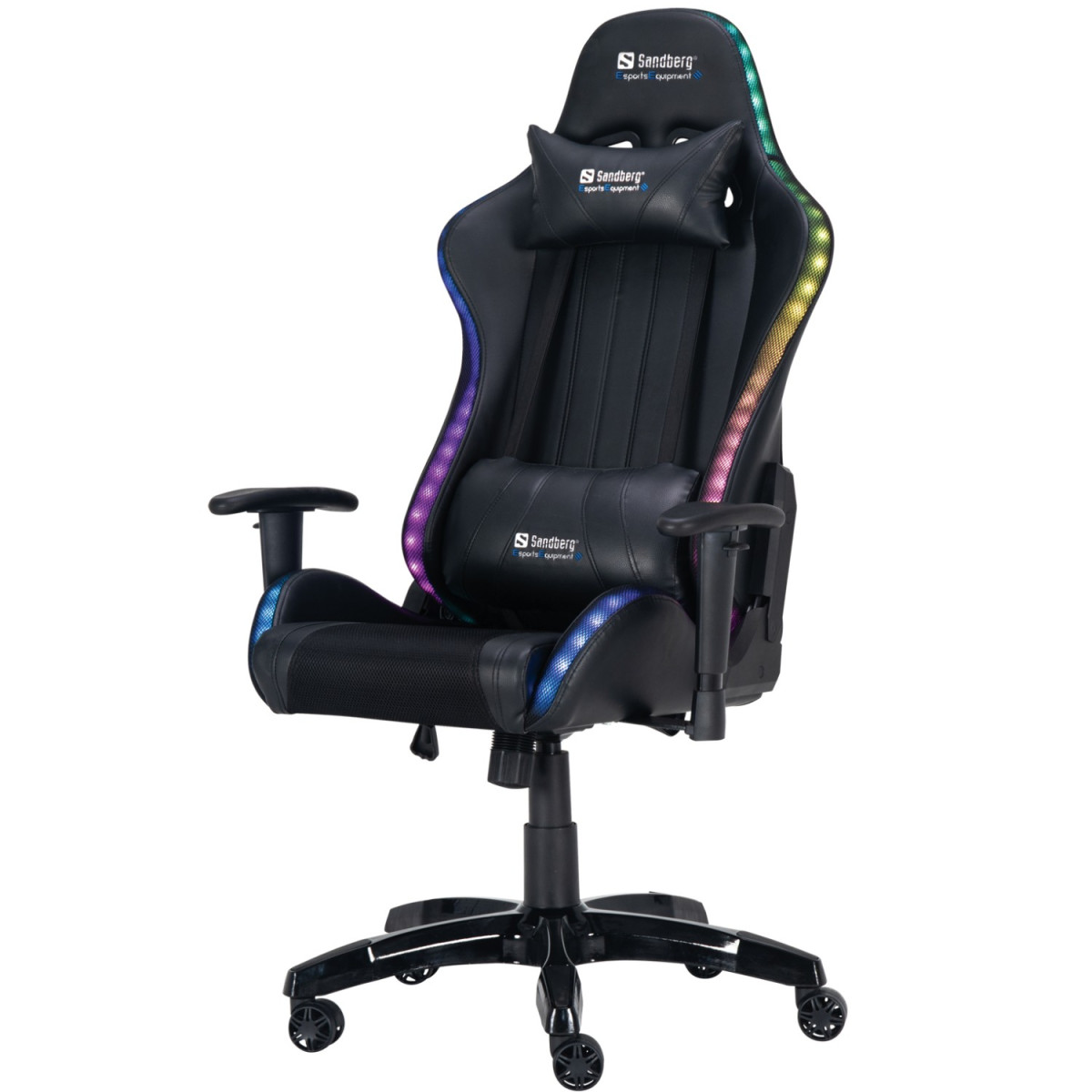 Кресло геймерское Sandberg Commander Gaming Chair RGB
