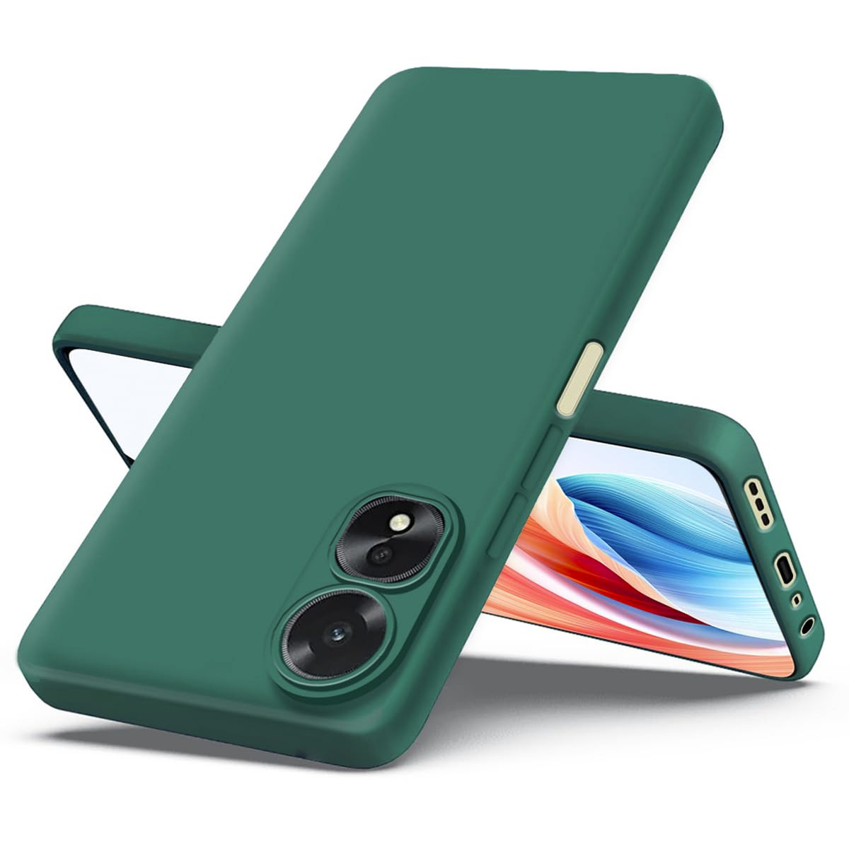 Панель Full Soft Case for Oppo A38 4G Dark Green