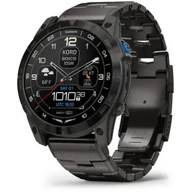 Смарт-часы Garmin D2 Mach 1 Pro Aviator with Vented Titanium Bracelet (010-02804-81)