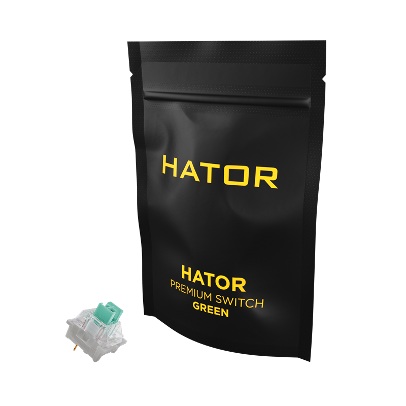Клавиатура Hator Hotswap Switch Premium Green (HTS-104)